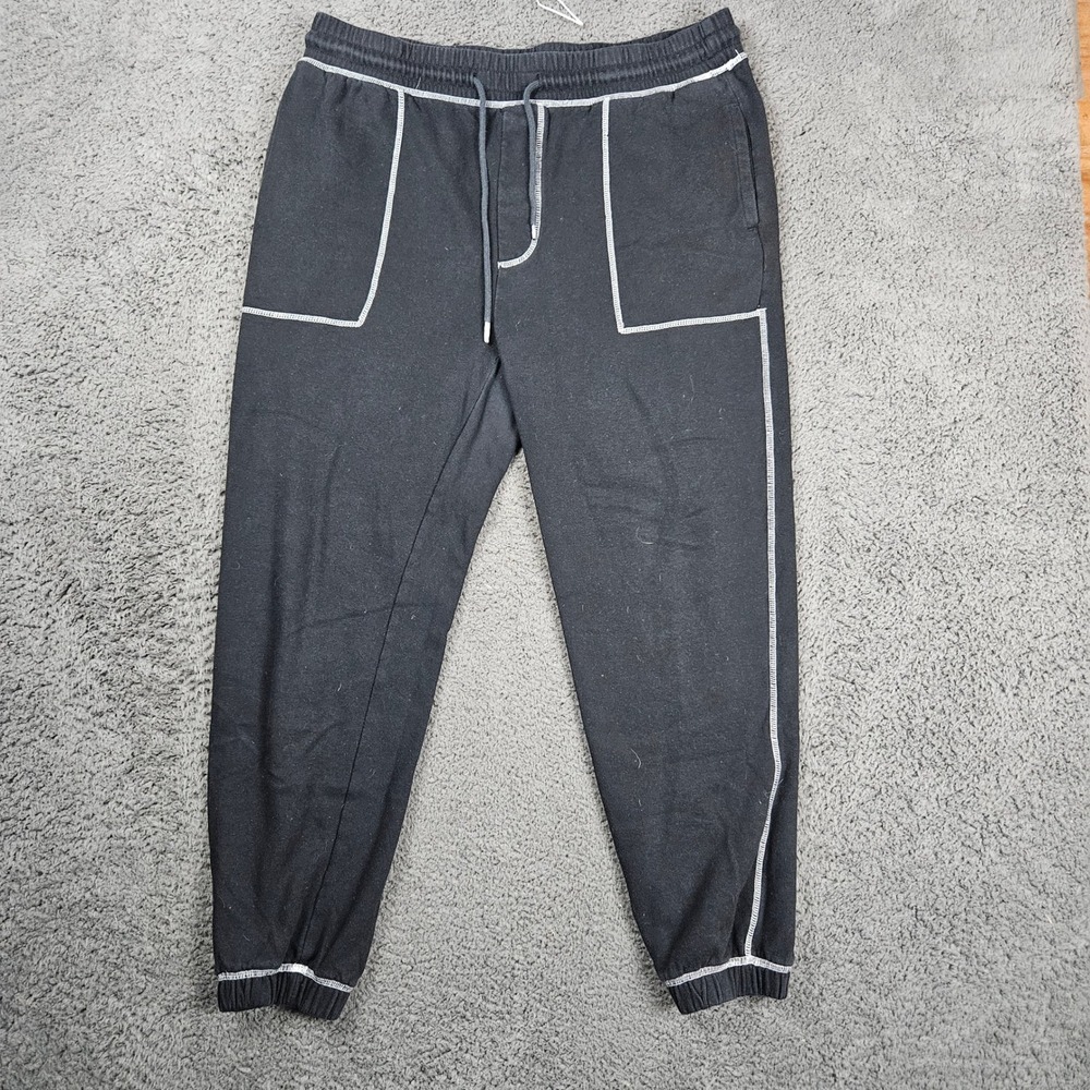 Elwood Mens XL Sweatpants Black Lounge Drawstring Activewear‎ Athleisure